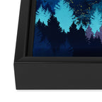 Moon Forest Framed Canvas Print Gallery Image 3