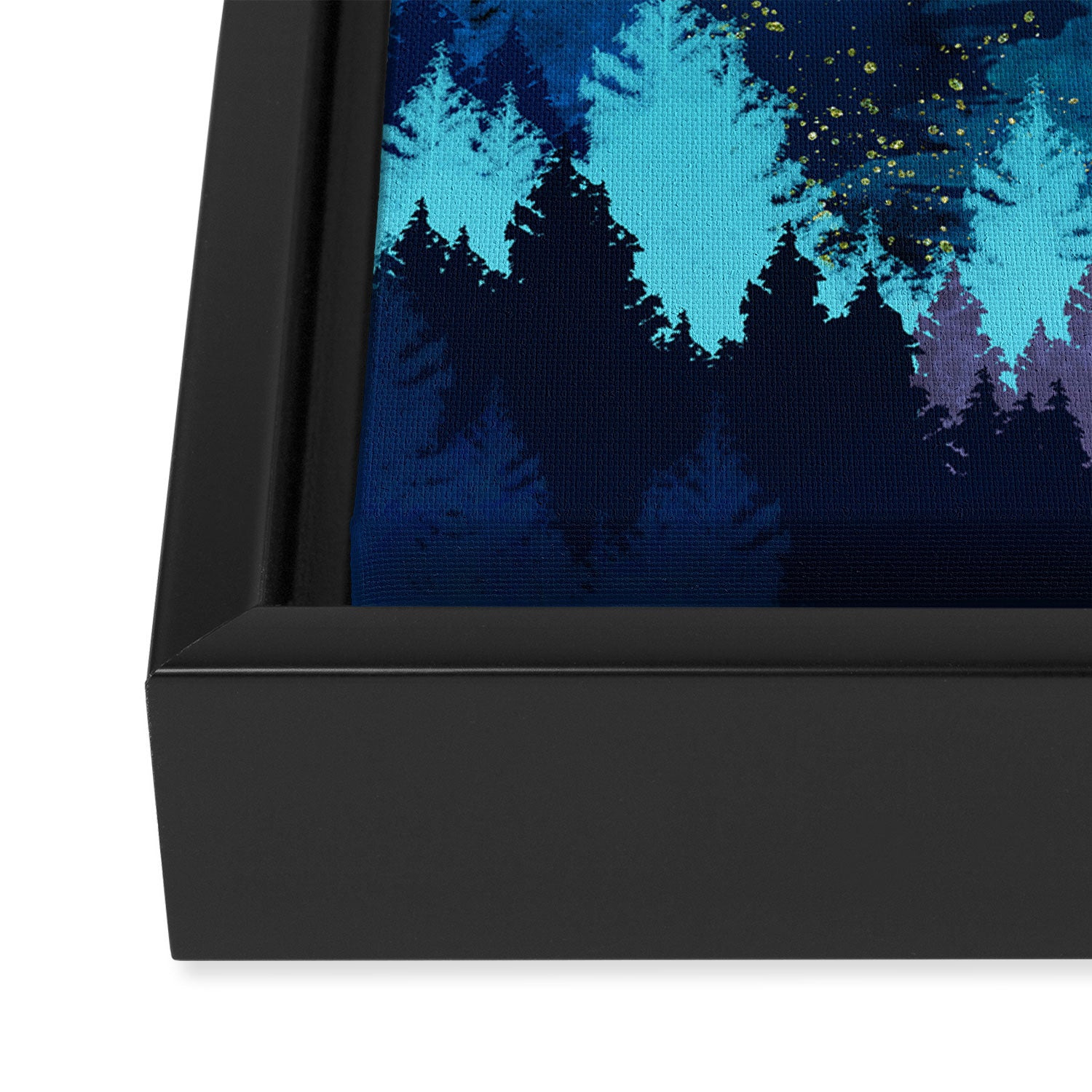 Moon Forest Framed Canvas Print Gallery Image 3