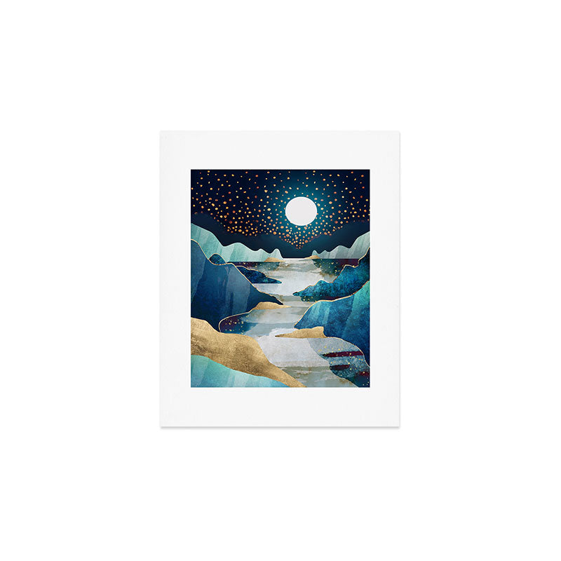 Moon Glow - Horizontal  Art Print Gallery Image 1
