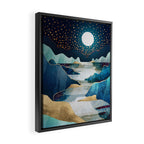 Moon Glow - Horizontal  Framed Canvas Print Gallery Image 2