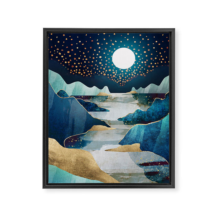 Moon Glow Framed Canvas Print Gallery Image 1