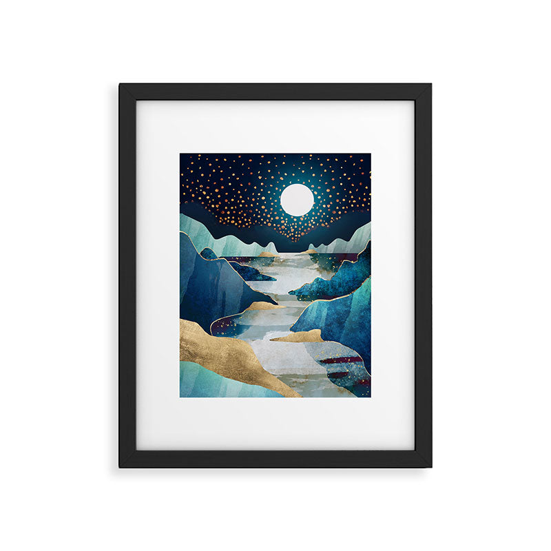 Moon Glow Framed Art Print Gallery Image 4