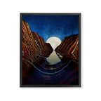 Moon Reflection Framed Canvas Print Gallery Image 8