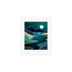 Moon Water Vista Art Print Gallery Image 1
