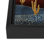 Moonlit Desert Framed Canvas Print Gallery Image 3