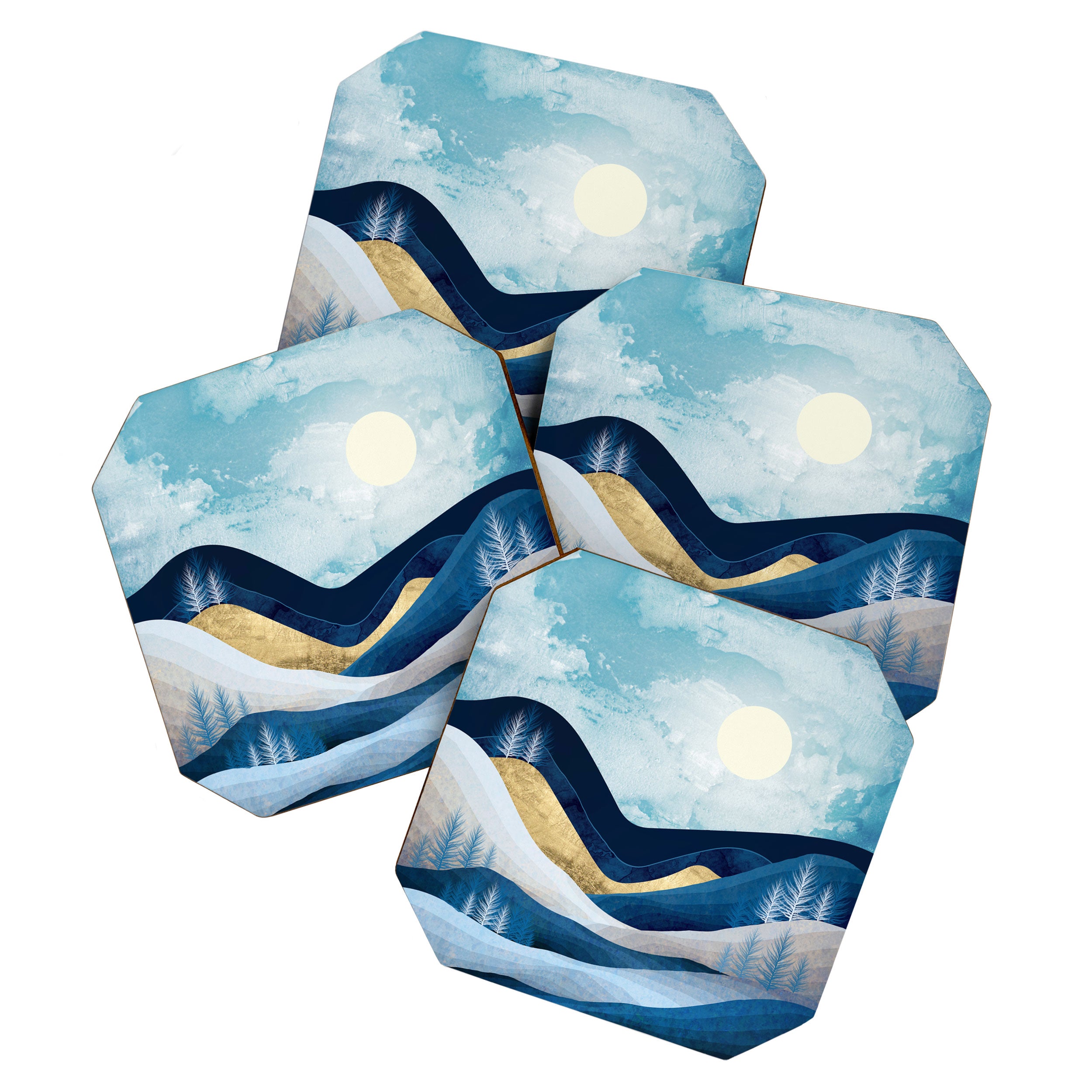 Moonlit Hills Coaster Gallery Image 1