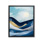 Moonlit Hills Framed Canvas Print Gallery Image 8