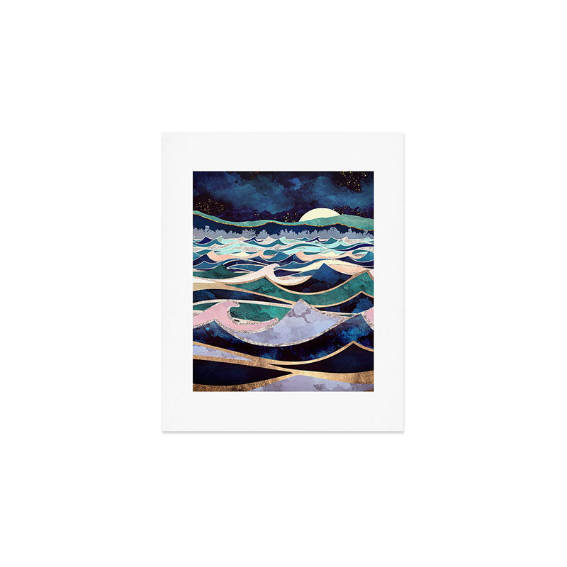 Moonlit Ocean Art Print Gallery Image 1