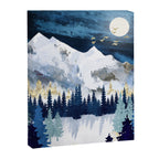 Moonlit Snow Canvas Print Gallery Image 8