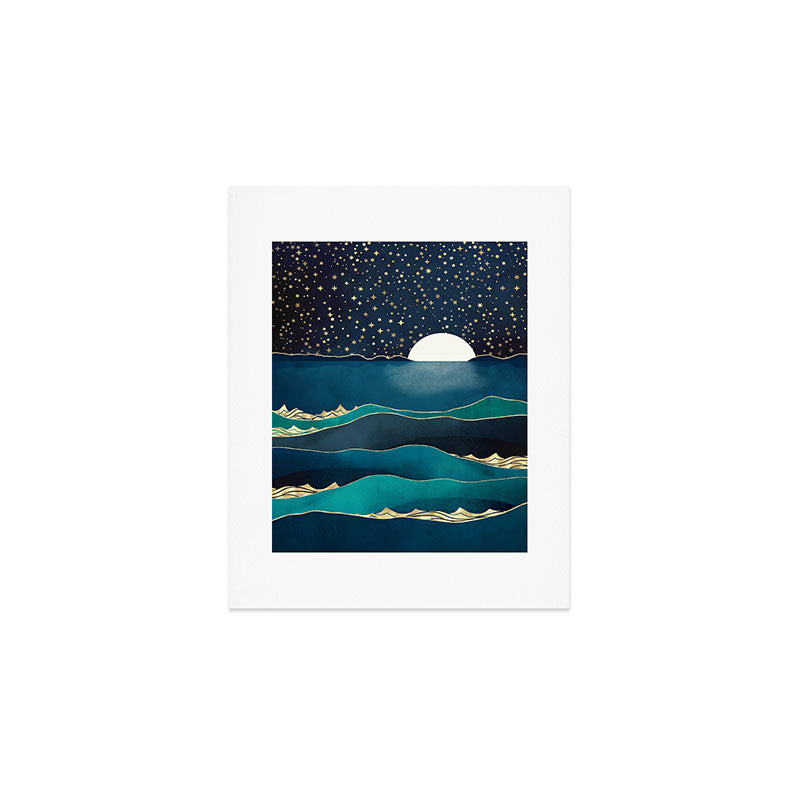Moonlit Stars Art Print Gallery Image 1