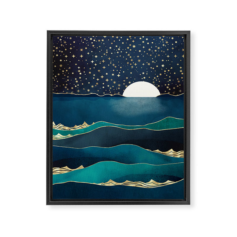 Moonlit Stars Framed Canvas Print Gallery Image 8