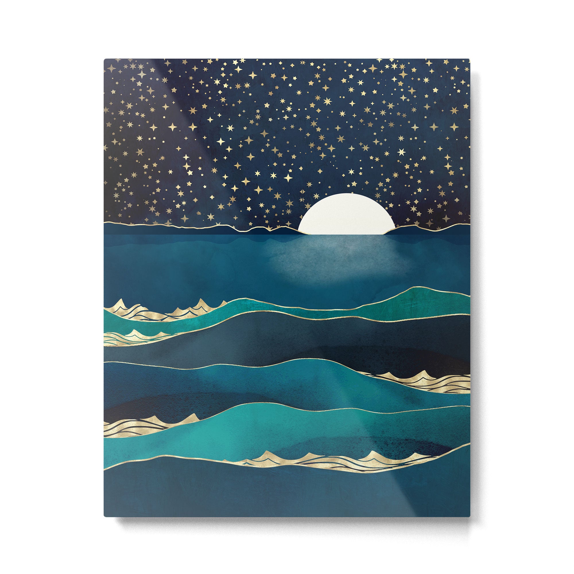 Moonlit Stars Metal Print Gallery Image 6