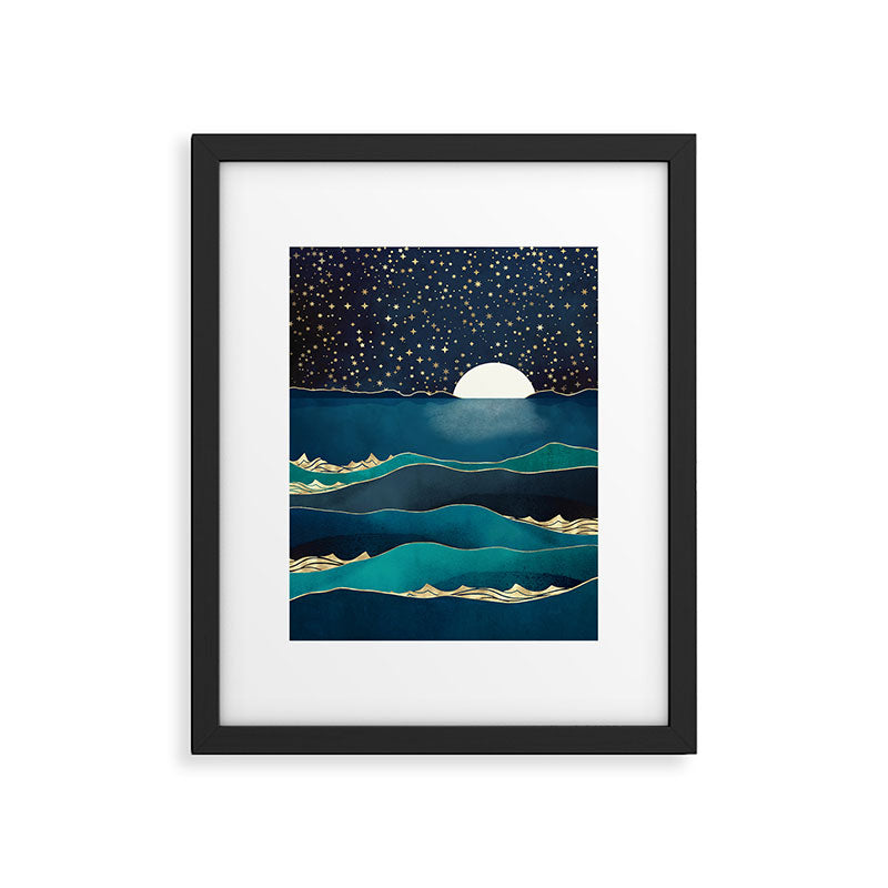 Moonlit Stars Framed Art Print Gallery Image 4