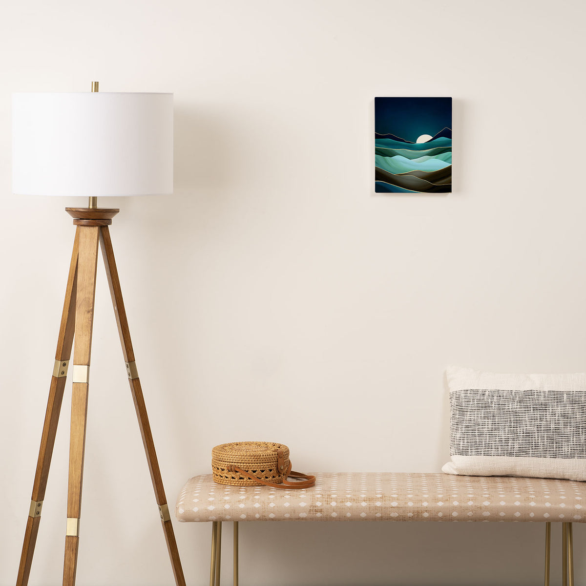 Moonlit Vista Canvas Print Gallery Image 2