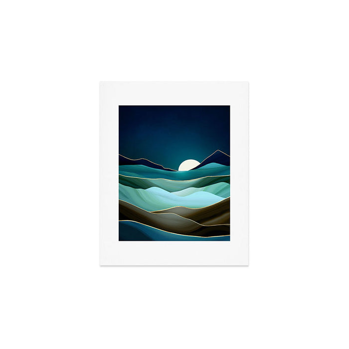 Moonlit Vista Art Print Gallery Image 1