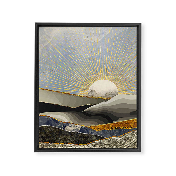 Morning Sun Framed Canvas Print Gallery Image 1