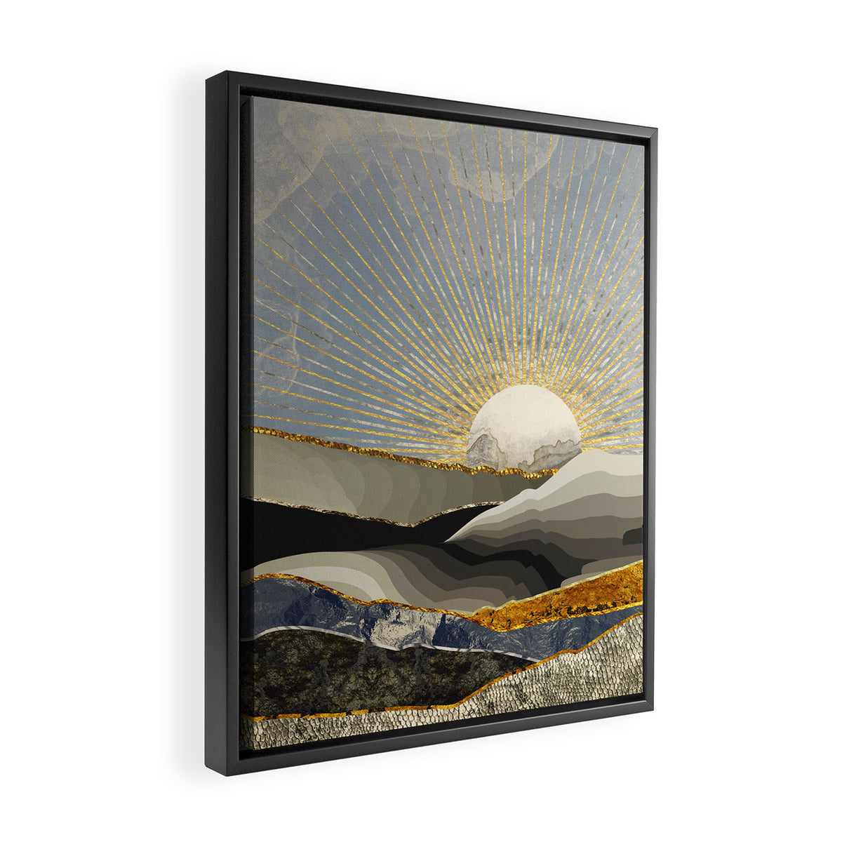 Morning Sun Framed Canvas Print Gallery Image 2