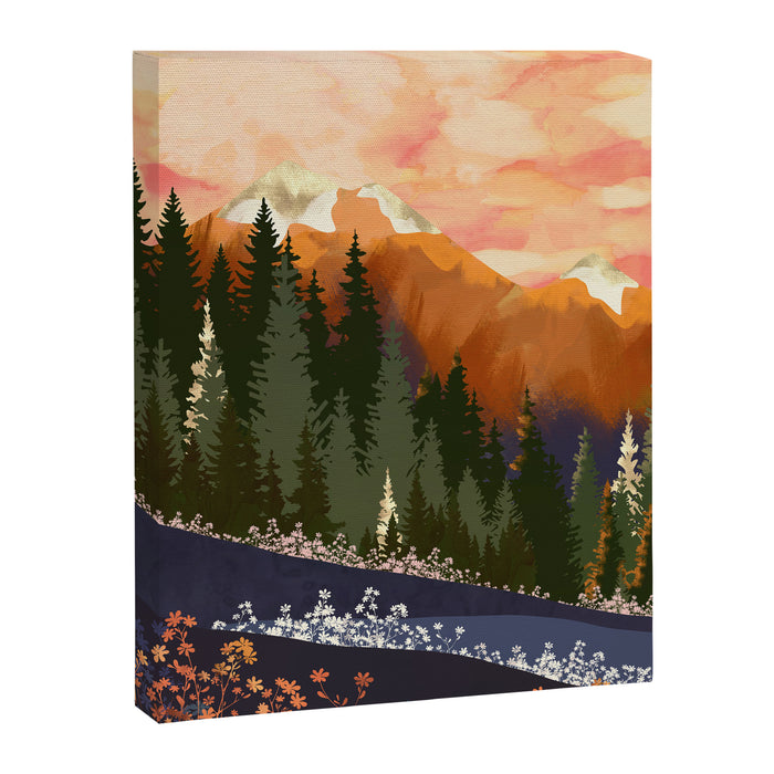 Mountain Dusk Canvas Print Gallery Image 1