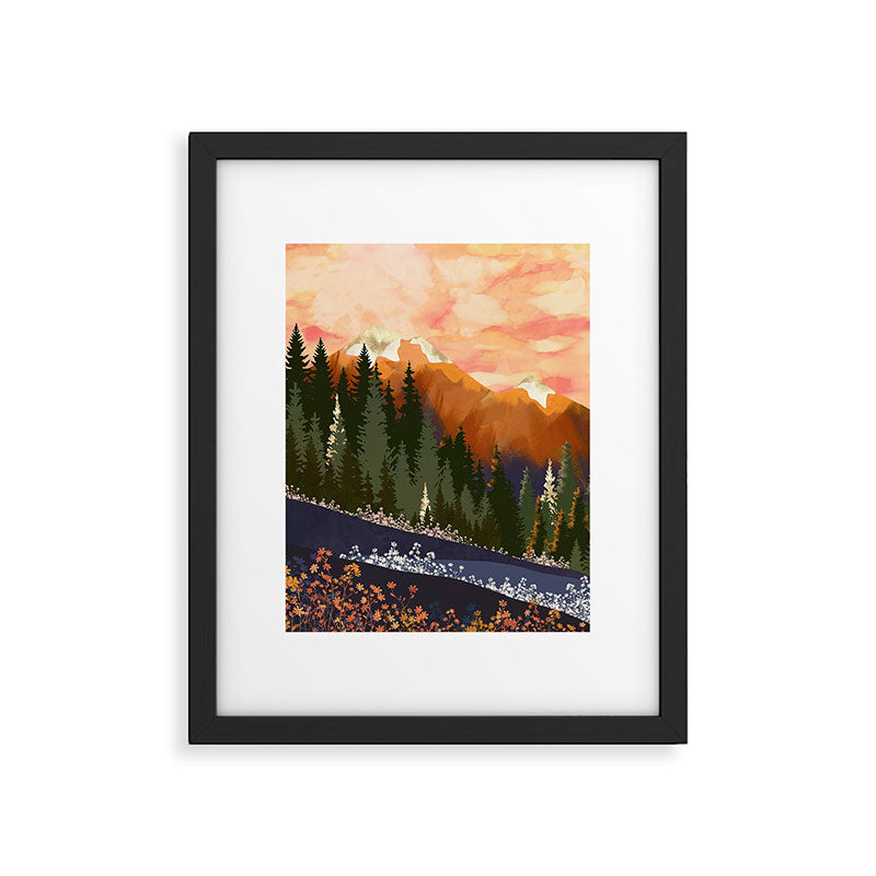 Mountain Dusk Framed Art Print Gallery Image 6