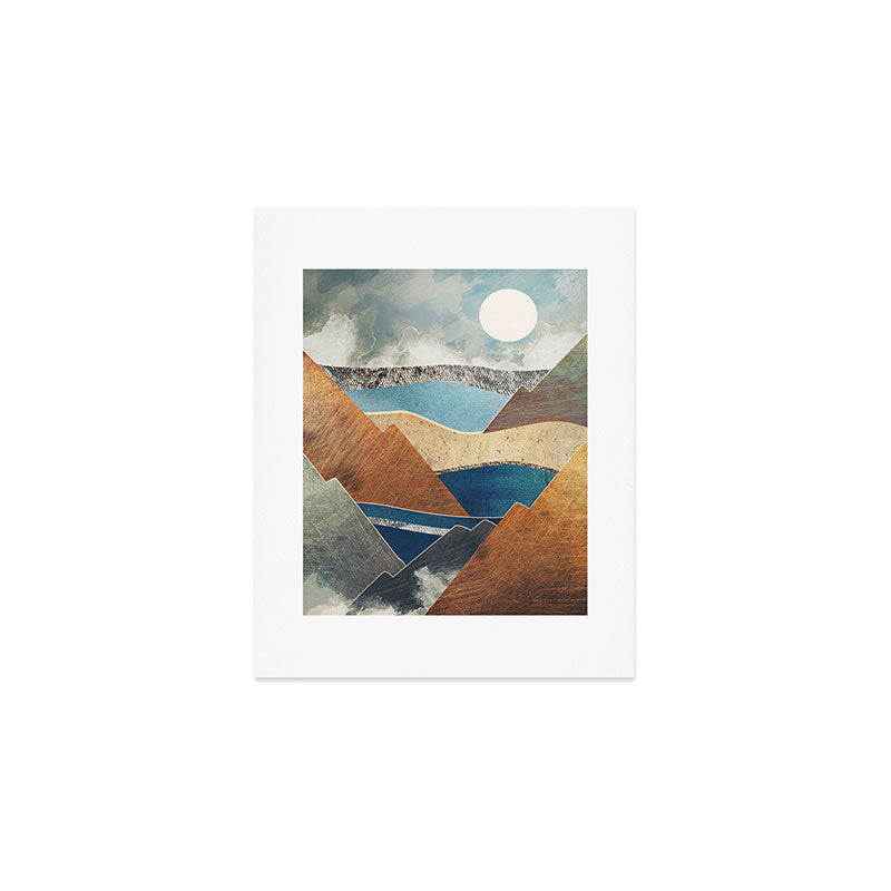 Mountain Pass Art Print Gallery Image 1