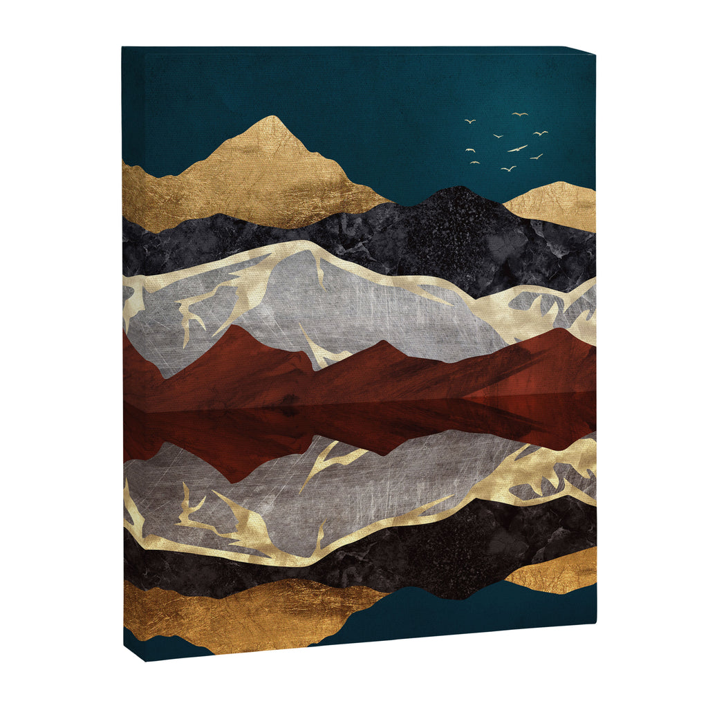 Mountain Peak Reflection Canvas Print Gallery Image 8