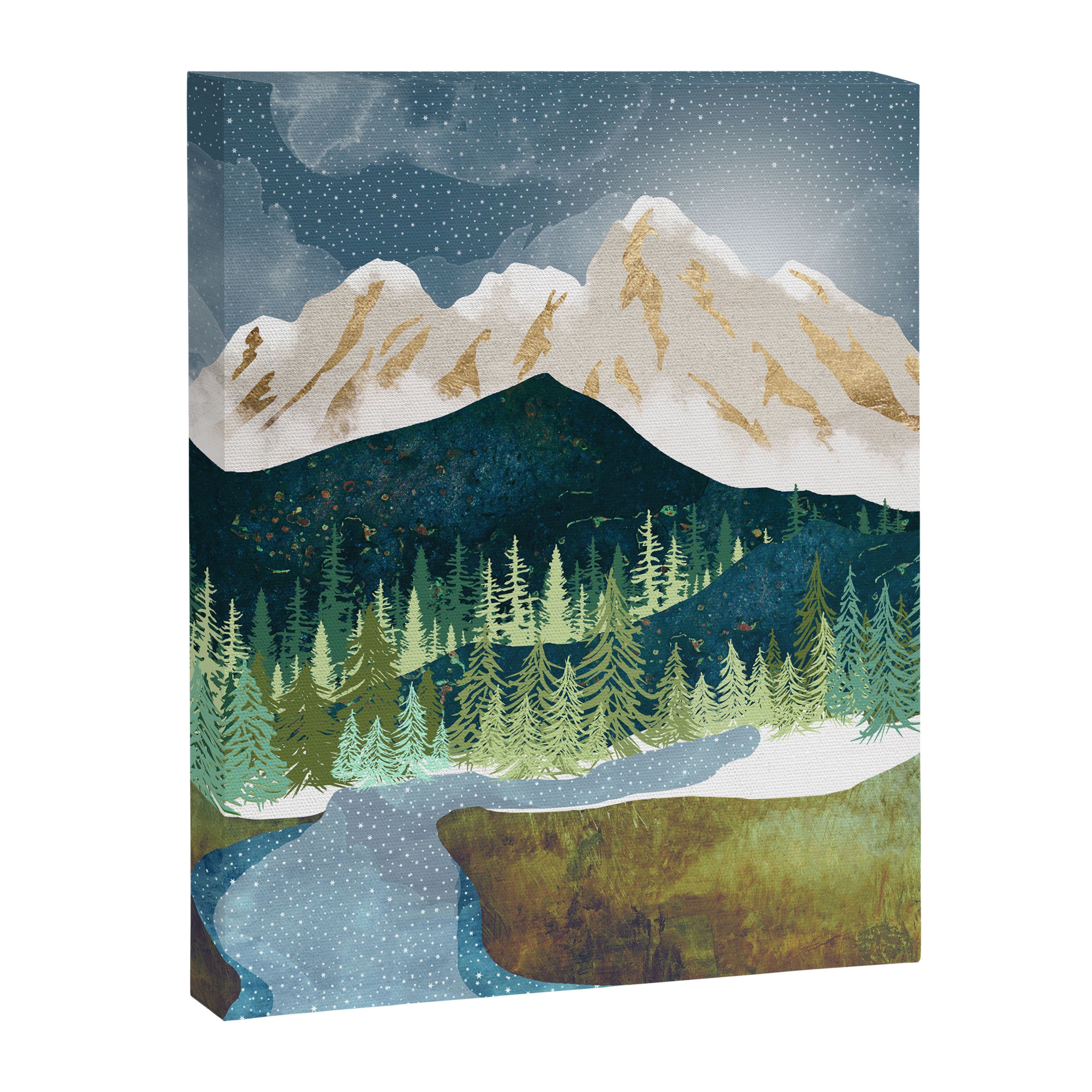 Mountain River Canvas Print Gallery Image 8