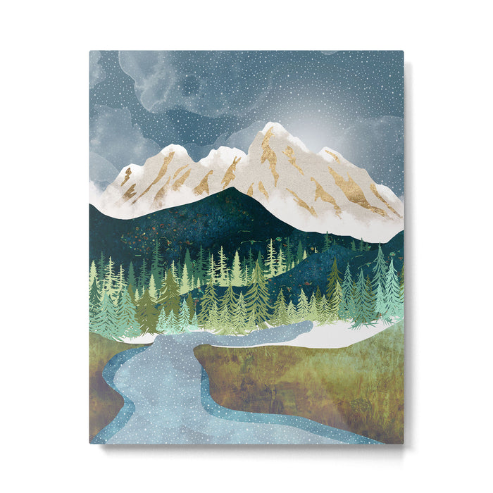 Mountain River Metal Print Gallery Image 1
