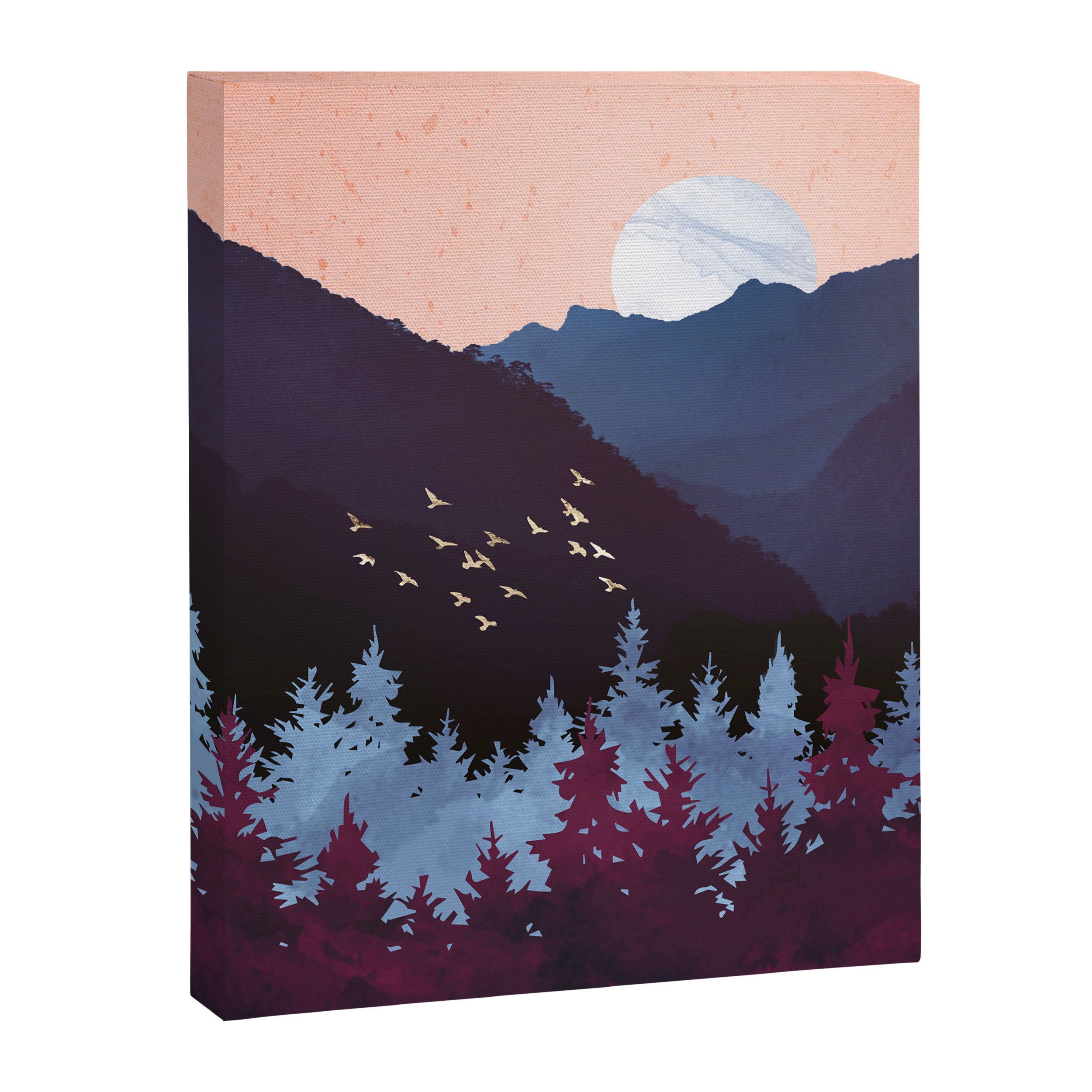 Mulberry Dusk Canvas Print Gallery Image 8