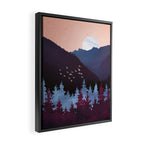 Mulberry Dusk Framed Canvas Print Gallery Image 2