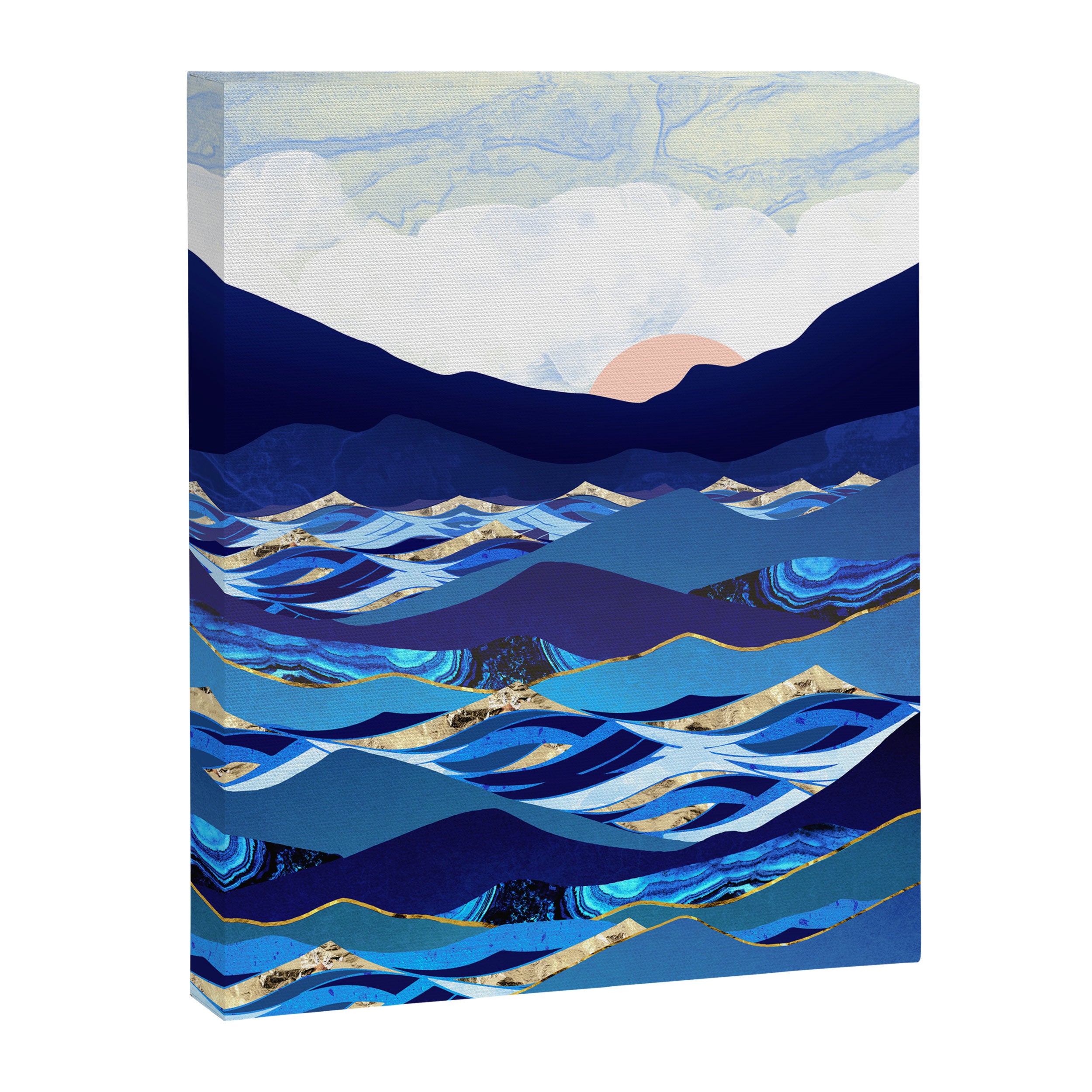Ocean Blue Canvas Print Gallery Image 8