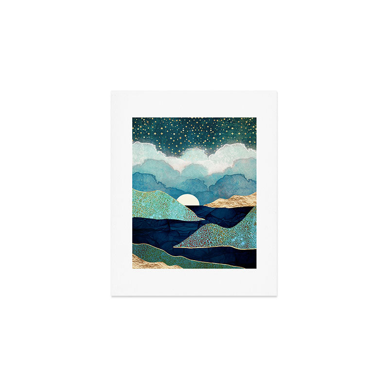 Ocean Clouds Art Print Gallery Image 1