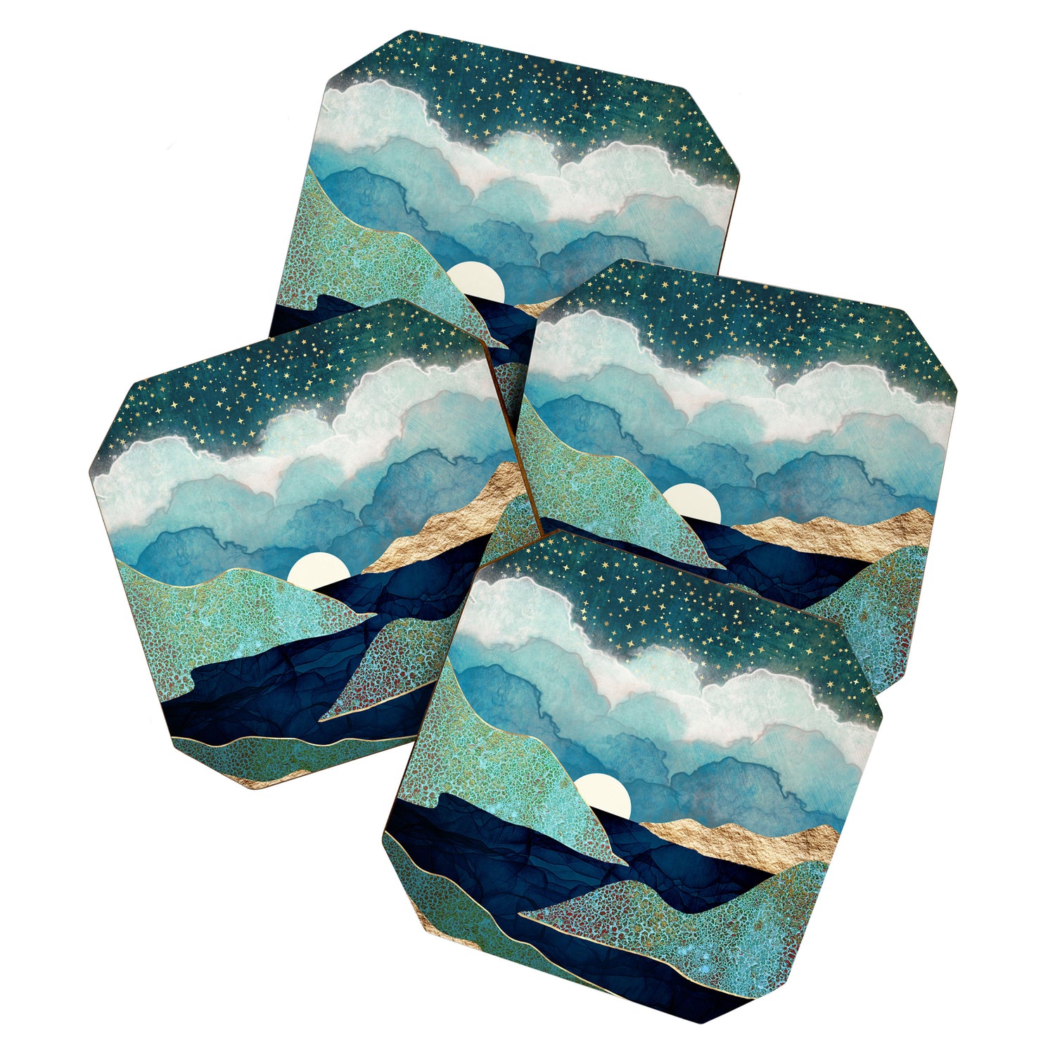 Ocean Clouds Coaster Gallery Image 1