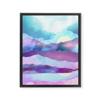 Opal Mountains Framed Canvas Print Gallery Image 8