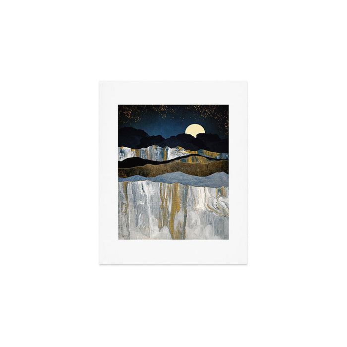 Painted Mountains Art Print Gallery Image 1