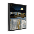 Painted Mountains Framed Canvas Print Gallery Image 2