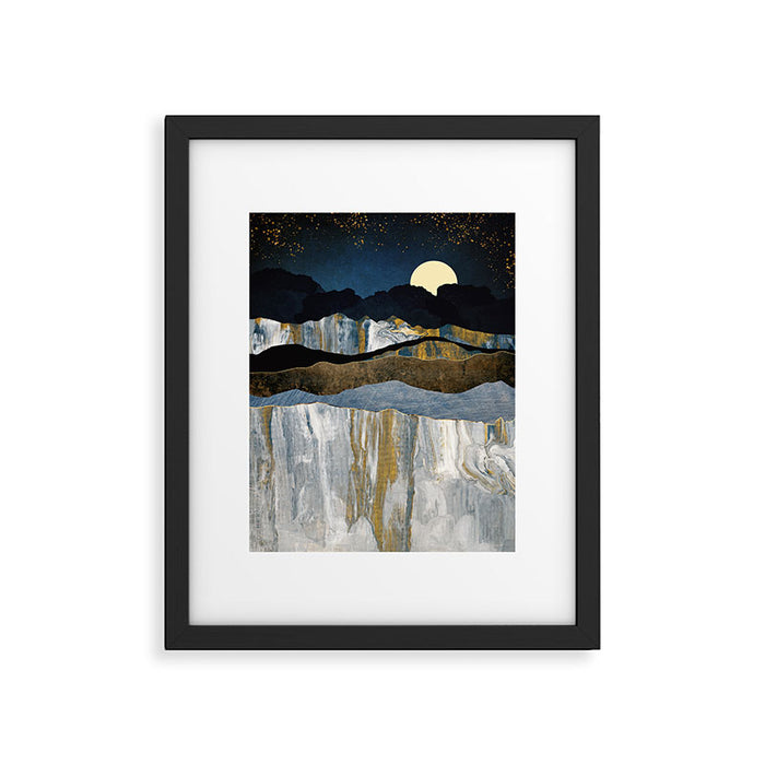 Painted Mountains Framed Art Print Gallery Image 1