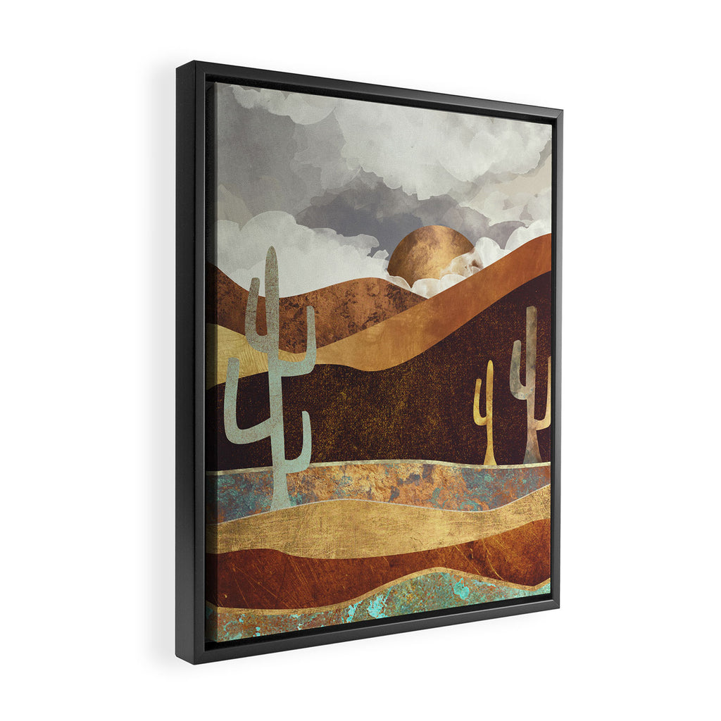 Patina Desert Framed Canvas Print Gallery Image 2