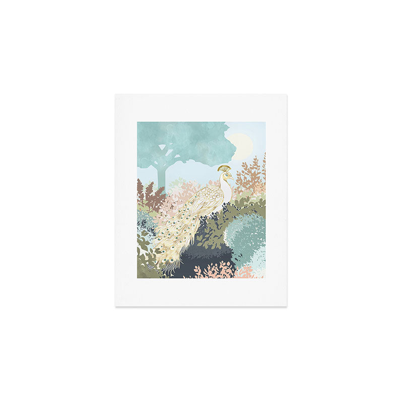 Peacock Garden I Art Print Gallery Image 1