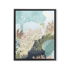 Peacock Garden I Framed Canvas Print Gallery Image 8
