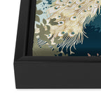 Peacock Garden II Framed Canvas Print Gallery Image 3
