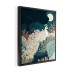 Peacock Garden II Framed Canvas Print Gallery Image 2