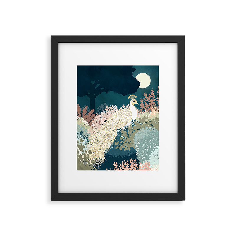 Peacock Garden II Framed Art Print Gallery Image 4