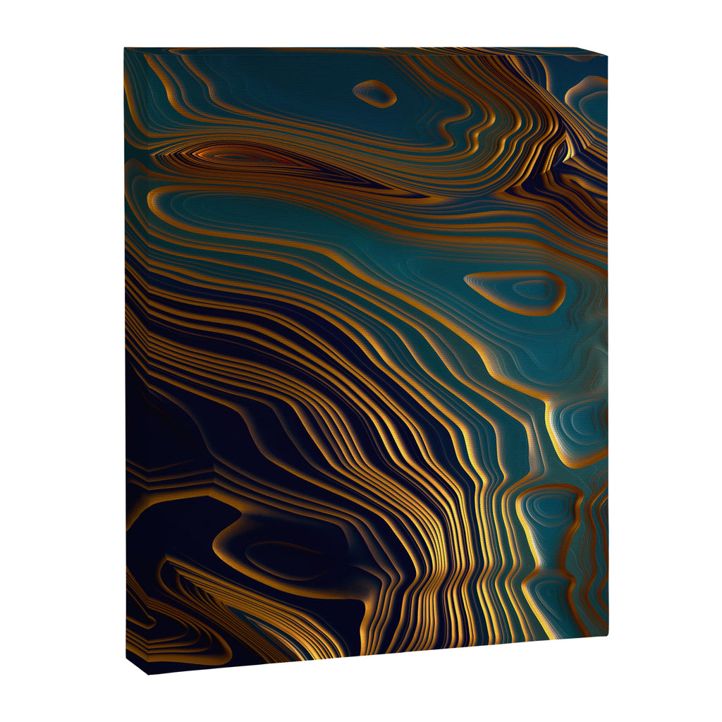Peacock Ocean Canvas Print Gallery Image 8