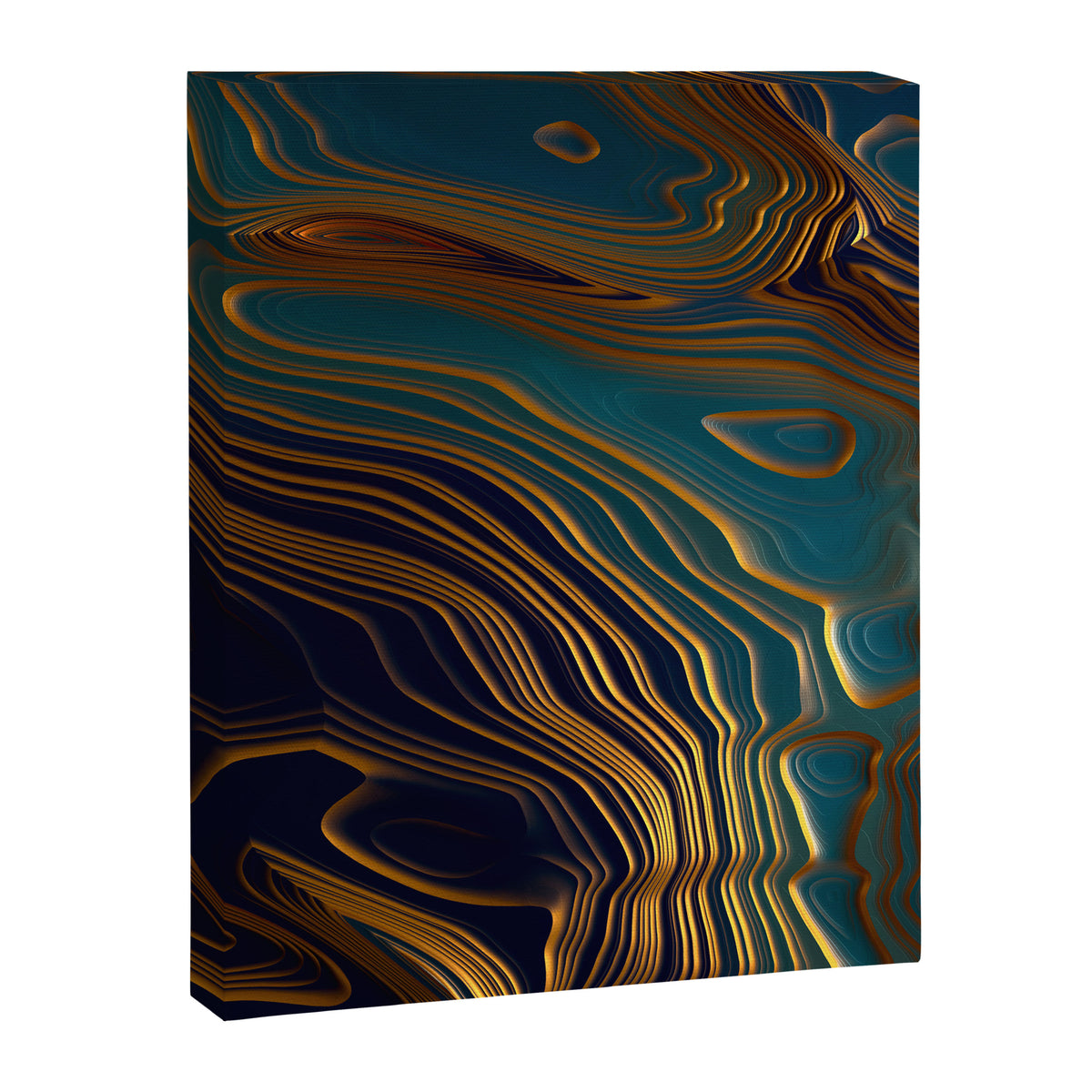 Peacock Ocean Canvas Print Gallery Image 8