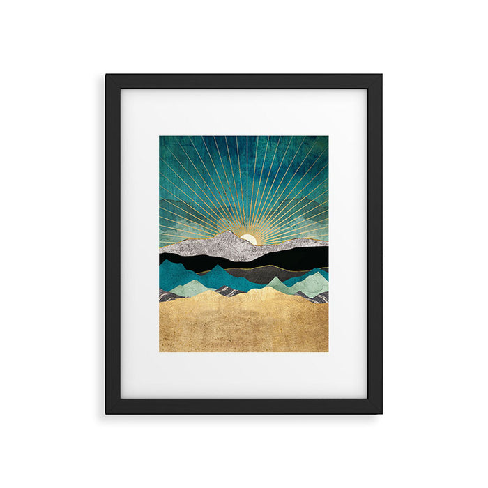 Peacock Vista Framed Art Print Gallery Image 1