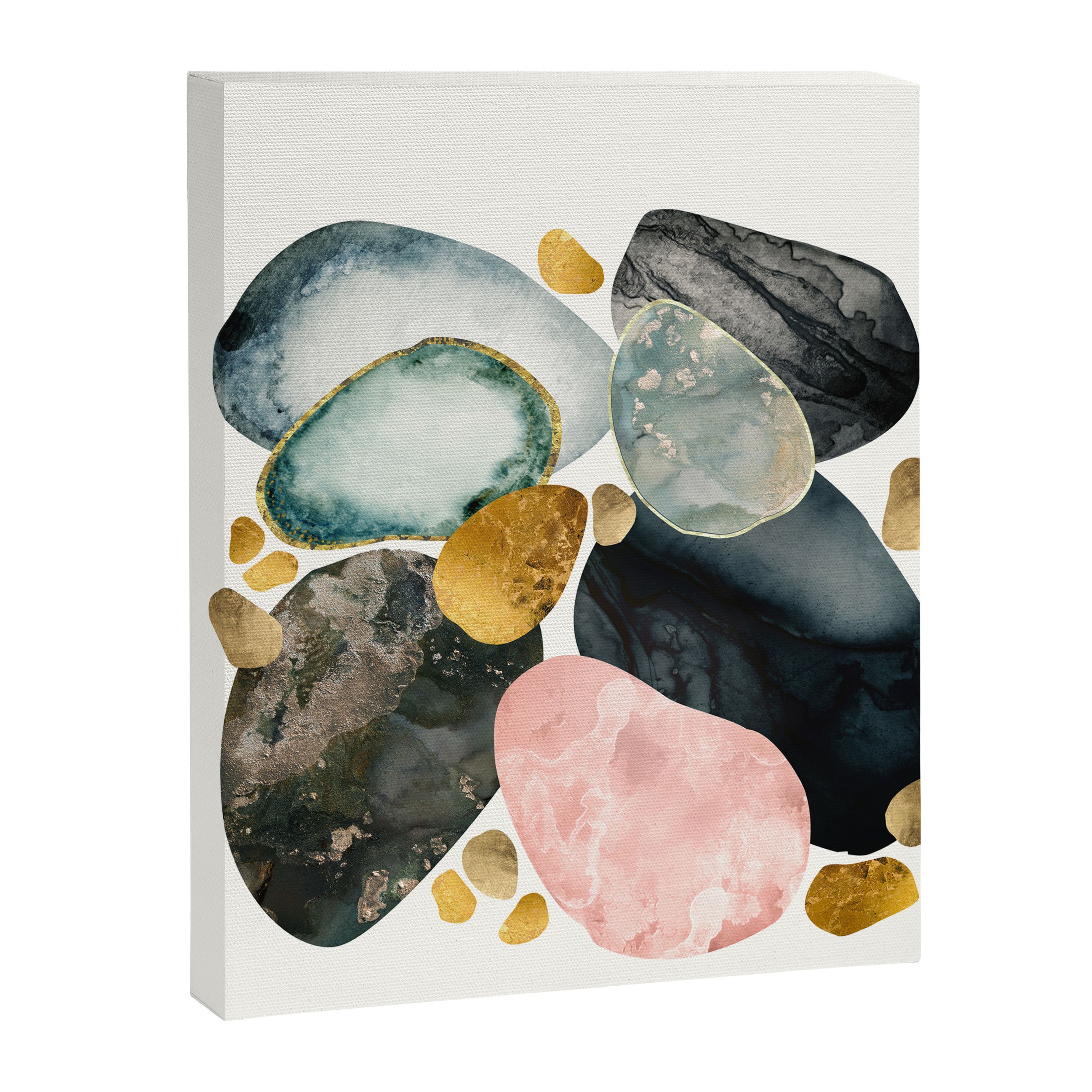 Pebble Abstract Canvas Print Gallery Image 8