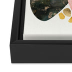 Pebble Abstract Framed Canvas Print Gallery Image 3