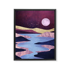 Periwinkle River Framed Canvas Print Gallery Image 8