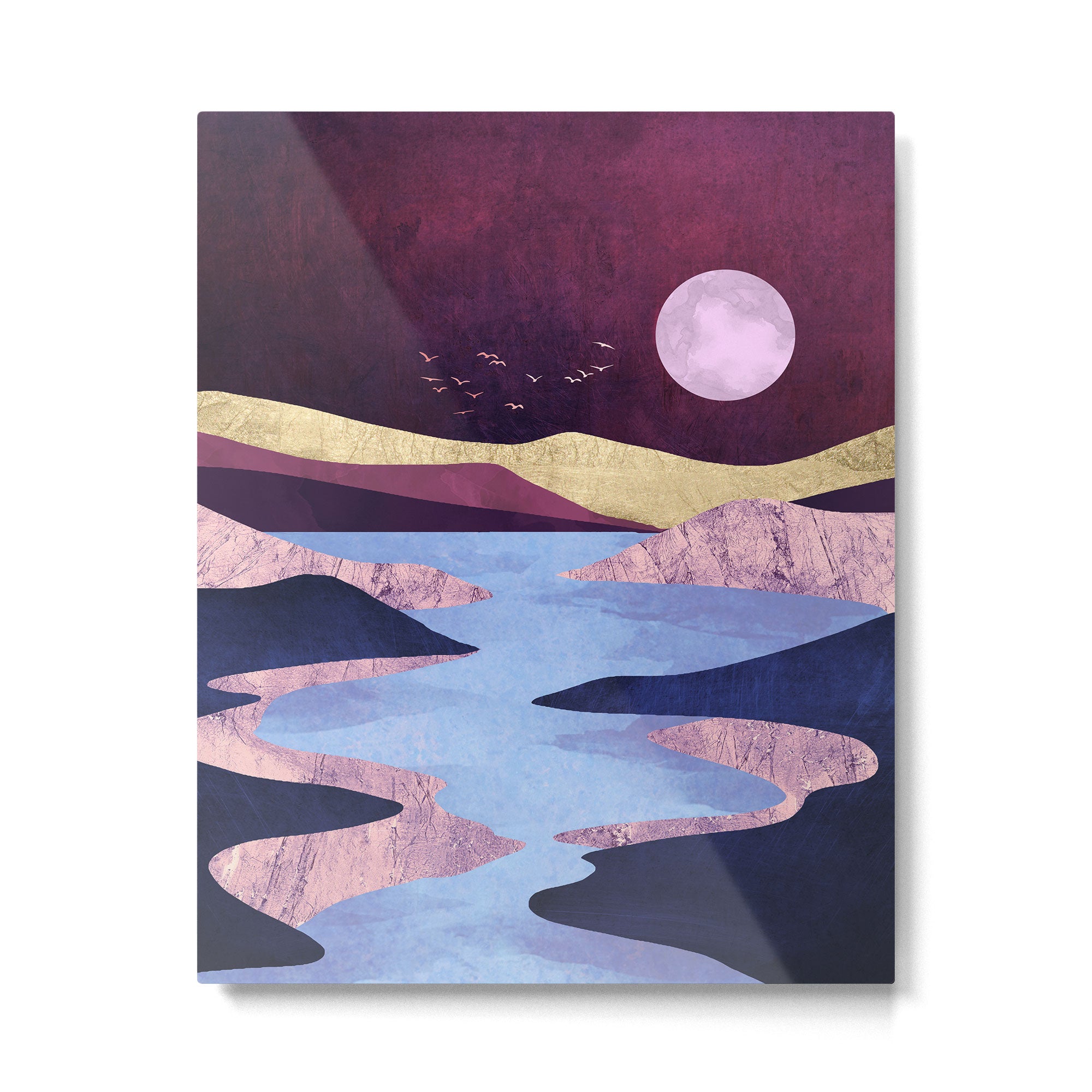 Periwinkle River Metal Print Gallery Image 6