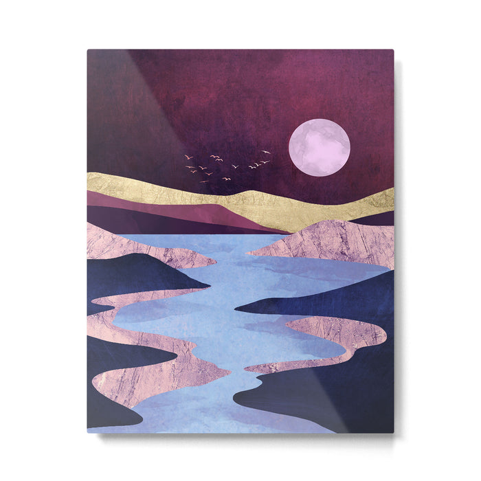 Periwinkle River Metal Print Gallery Image 1